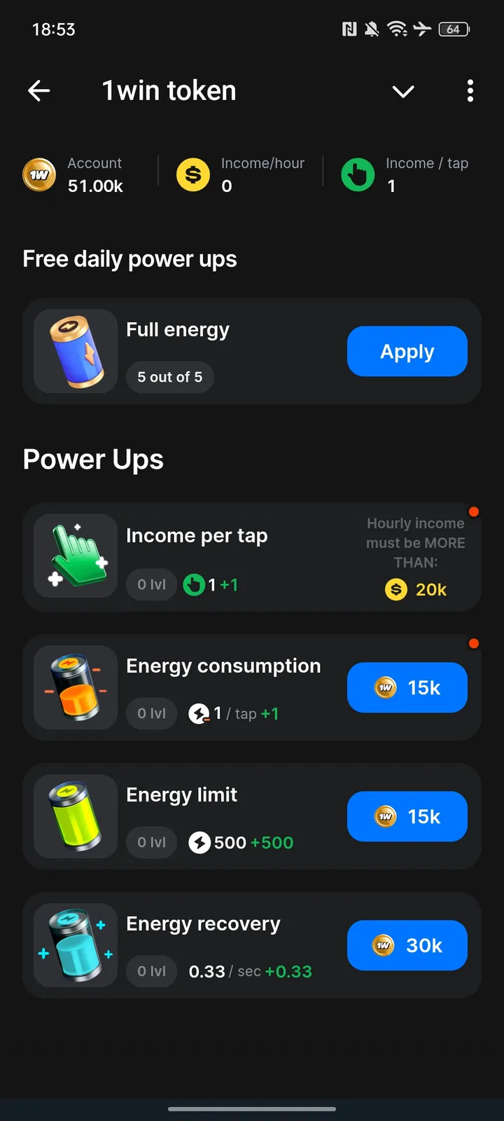 1win token screenshot 4
