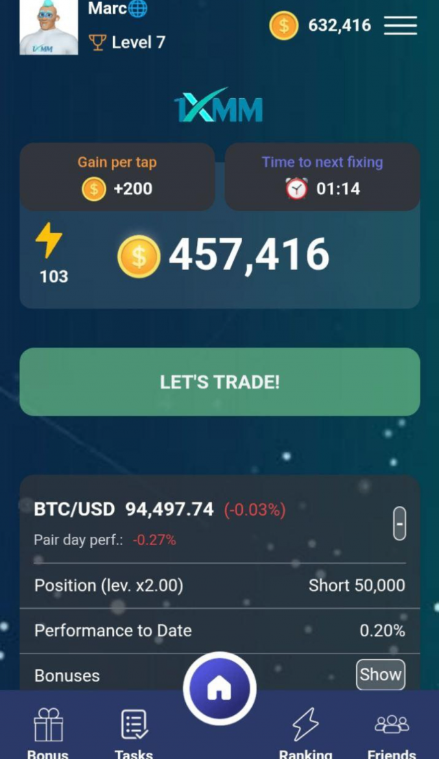1xMM Market Master screenshot 3