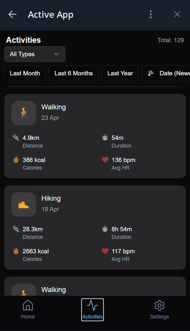 Active App screenshot 1