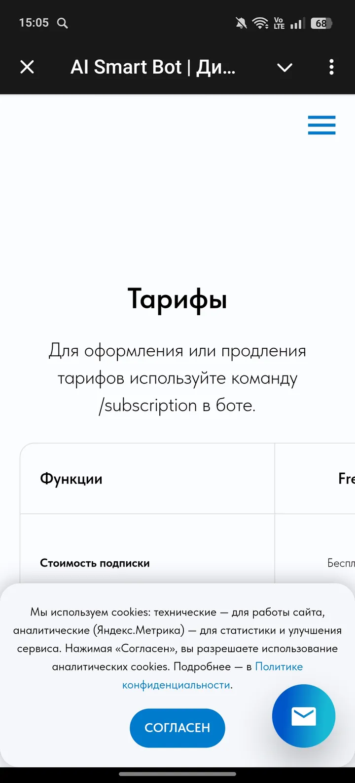 AI Smart Bot | Директ screenshot 2