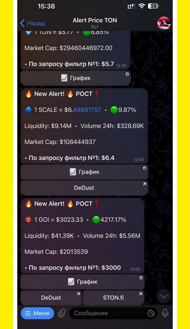 Alert Price TON screenshot 3