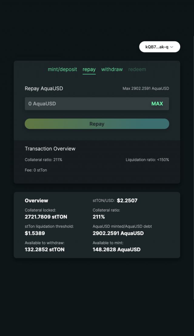 Aqua Protocol (CDP) screenshot 3