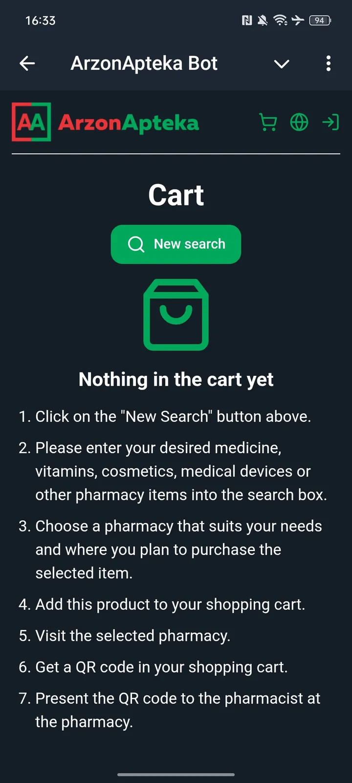ArzonApteka Bot screenshot 2