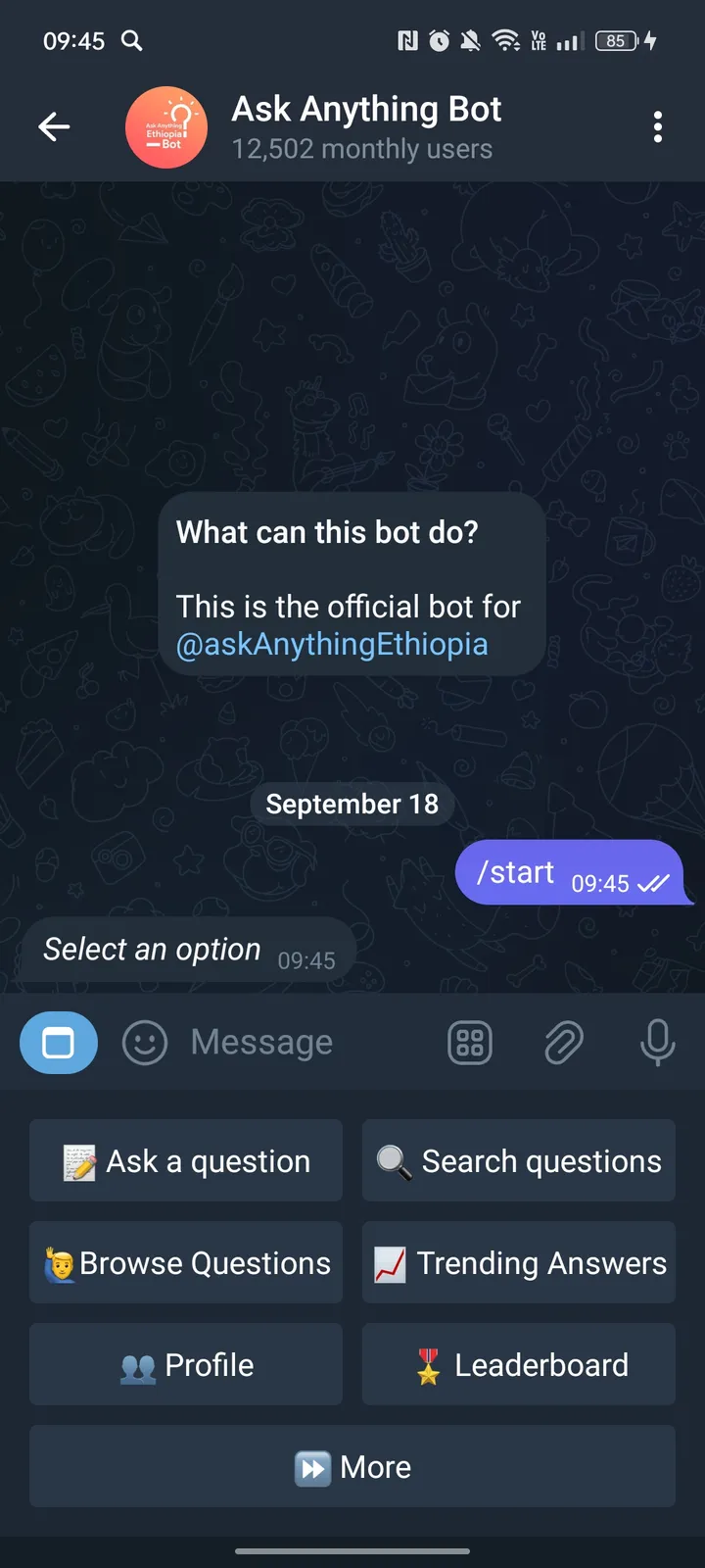 Ask Anything Bot screenshot 4