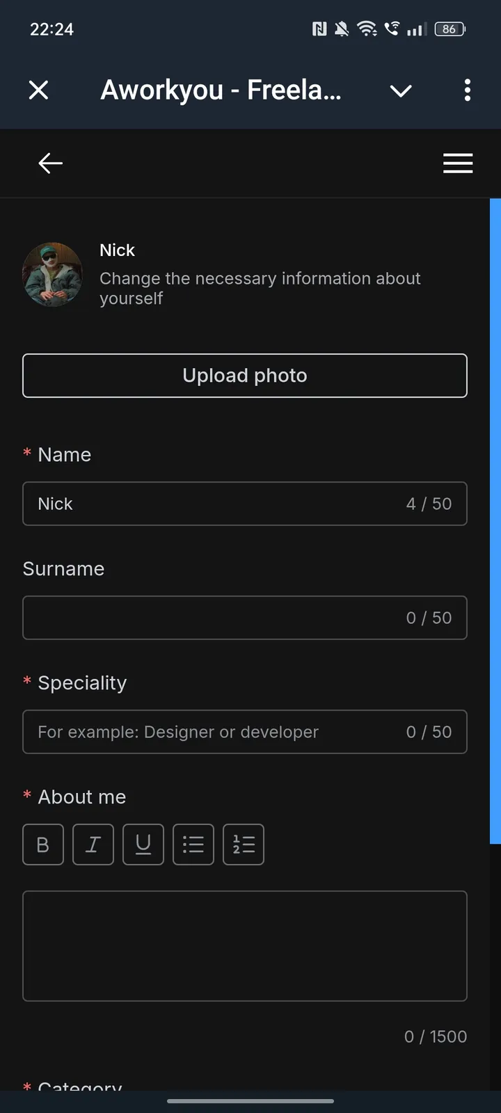 Aworkyou - Freelance screenshot 2