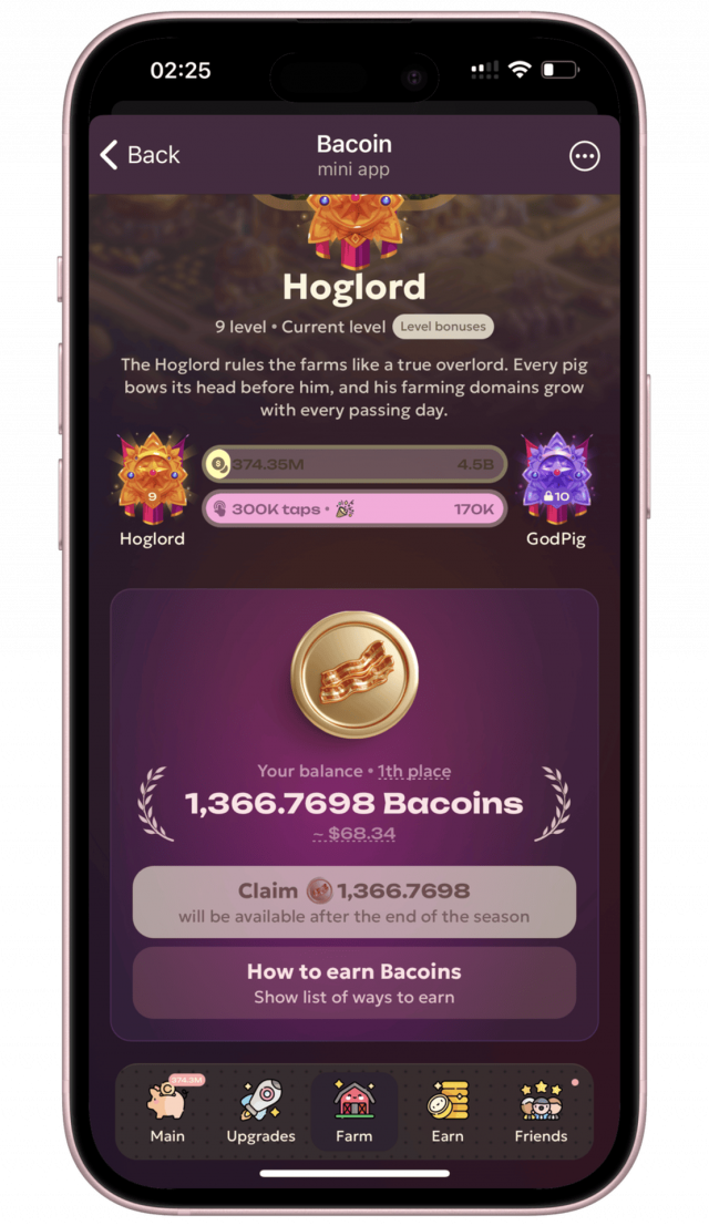 Bacoin Farm screenshot 2