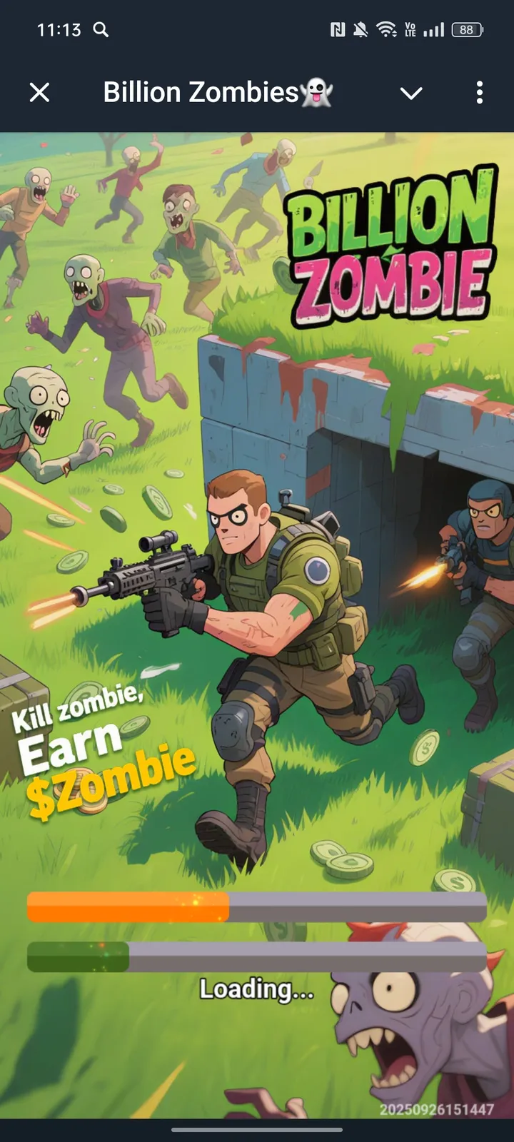 Billion Zombies👻 screenshot 1