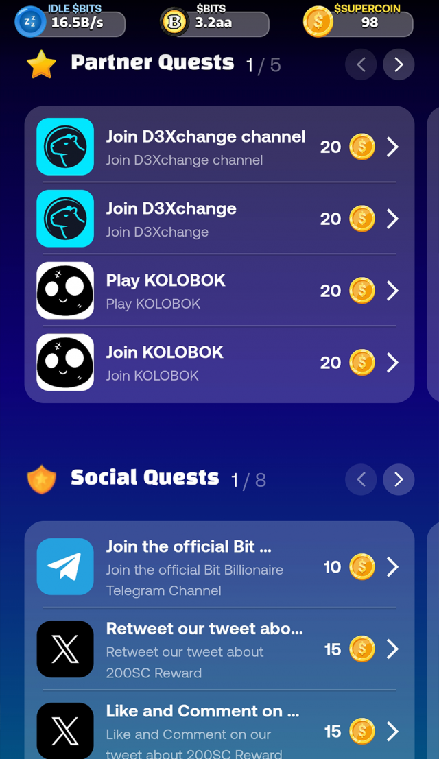 Bit Billionaire screenshot 2