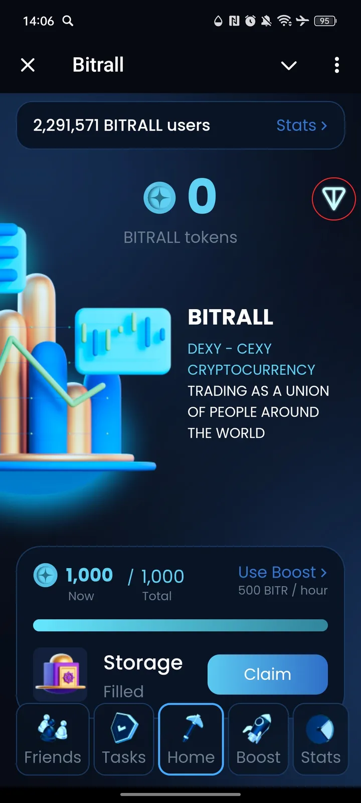 Bitrall screenshot 1