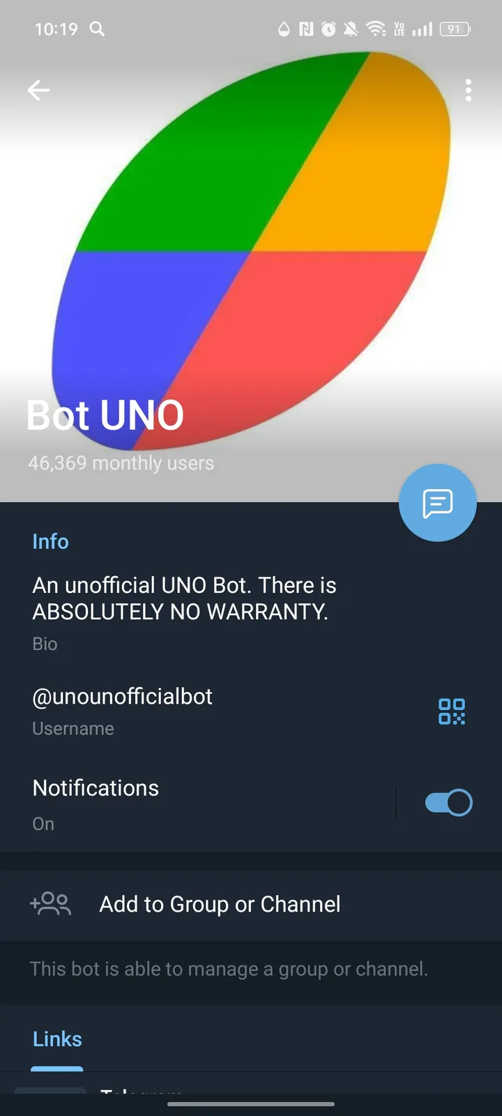 Bot UNO screenshot 4