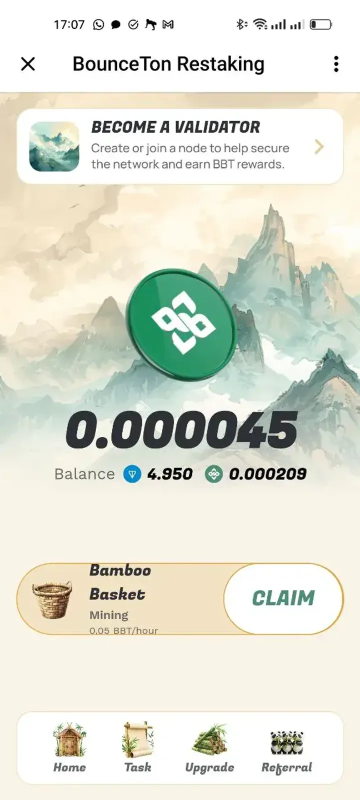 BounceTon Restaking screenshot 1