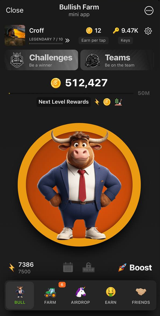 Bullish Farm Game screenshot 1