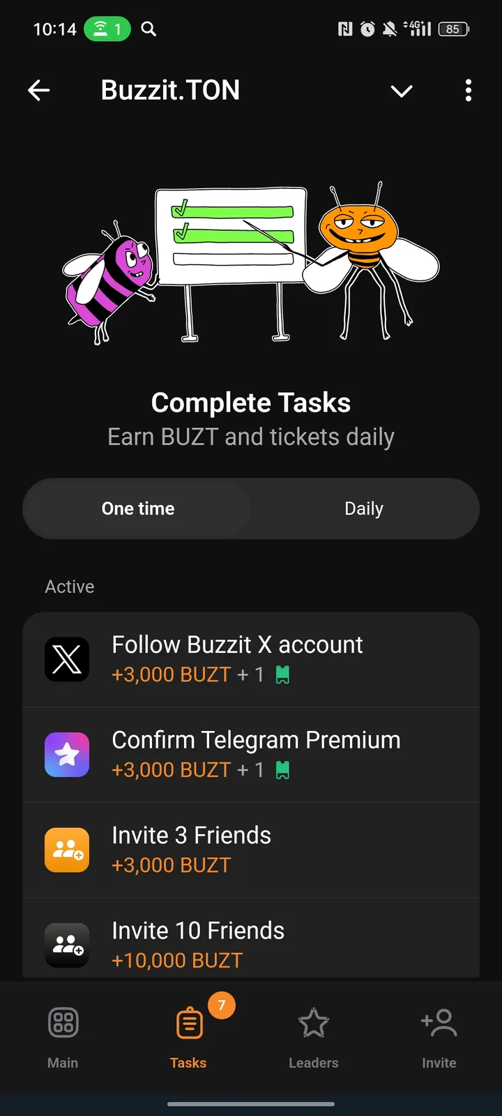 Buzzit.TON screenshot 2