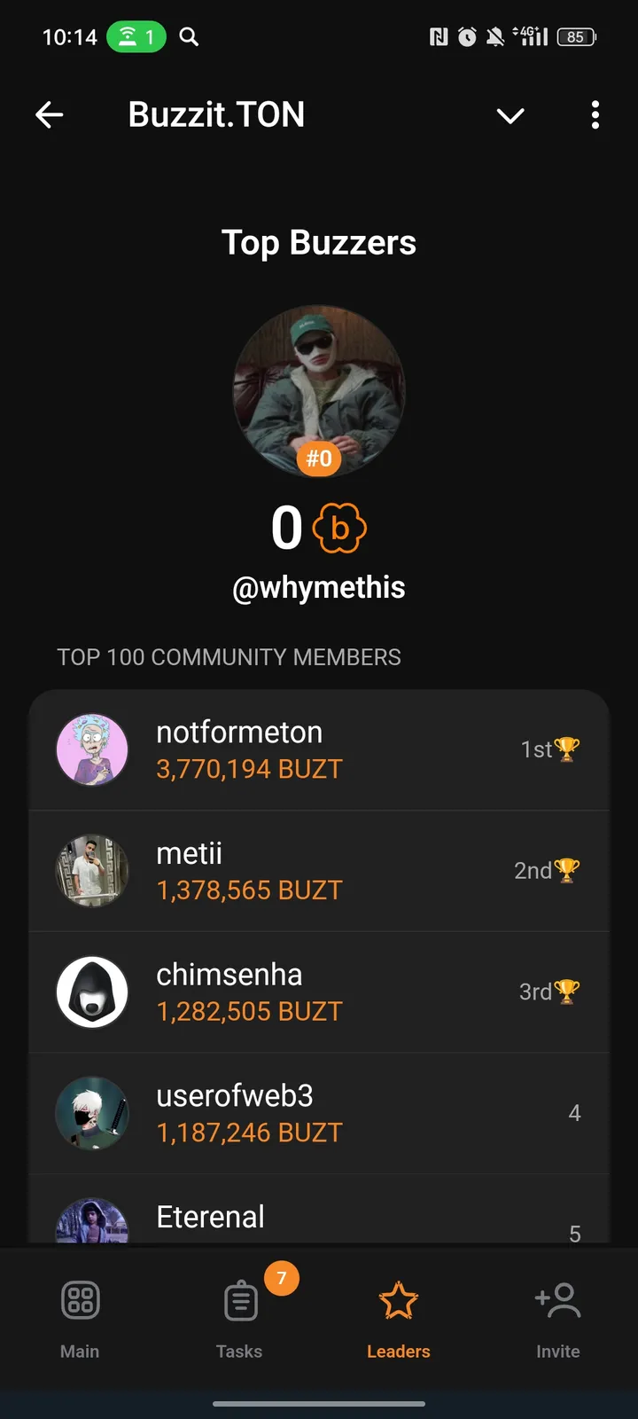 Buzzit.TON screenshot 3