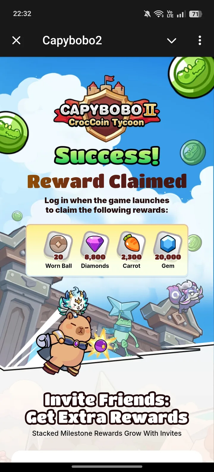 Capybobo2 screenshot 1