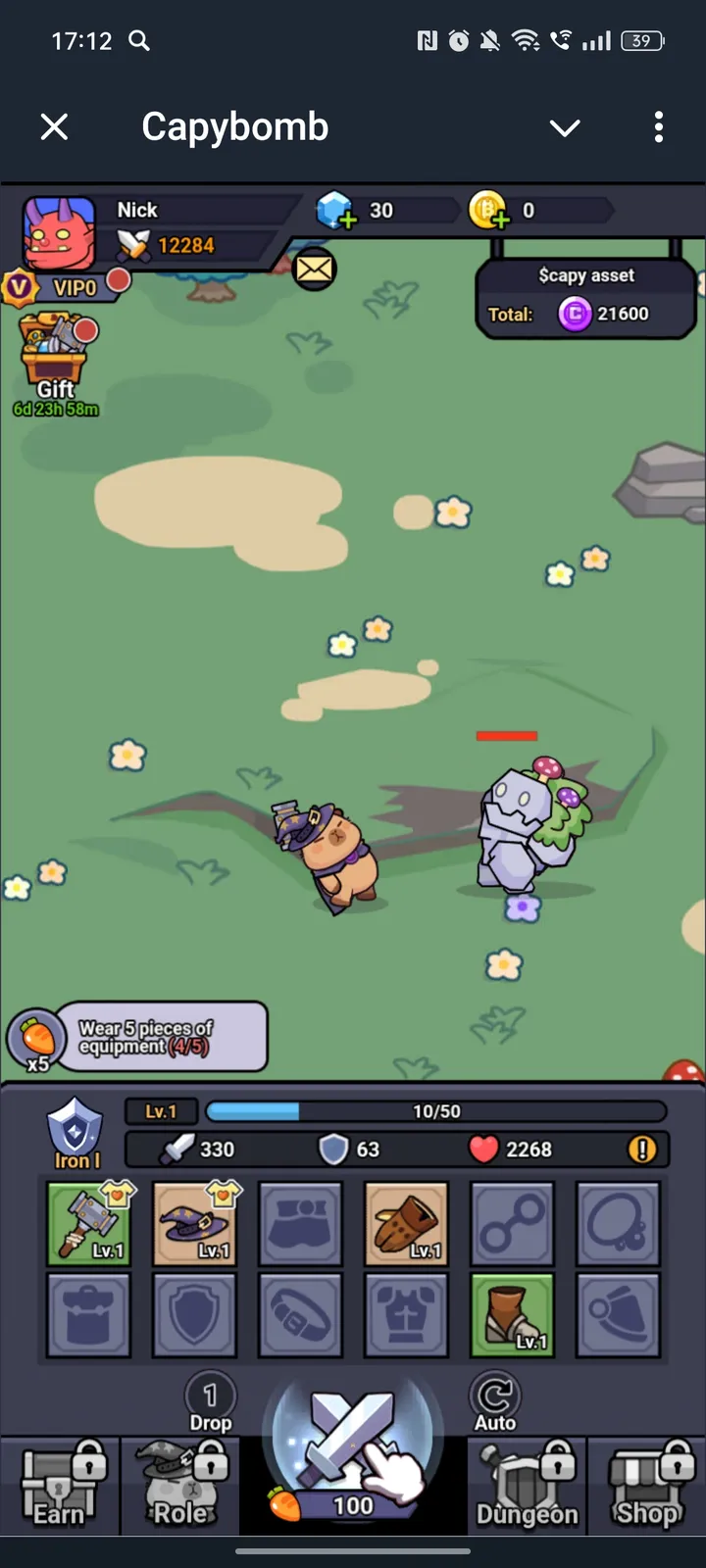 Capybomb screenshot 2