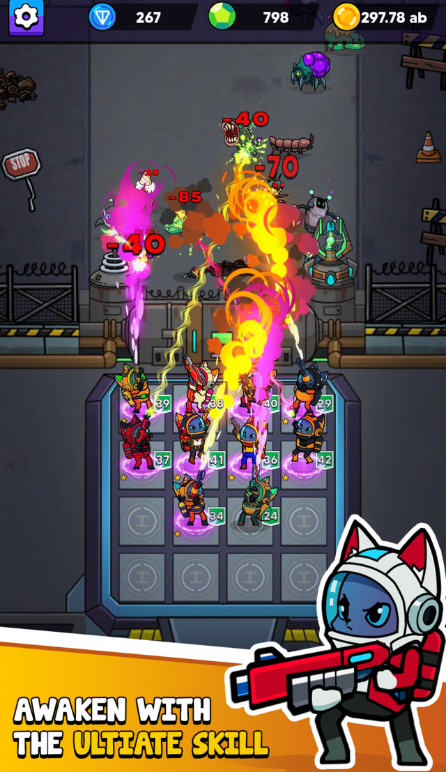 Cat vs Alien screenshot 2