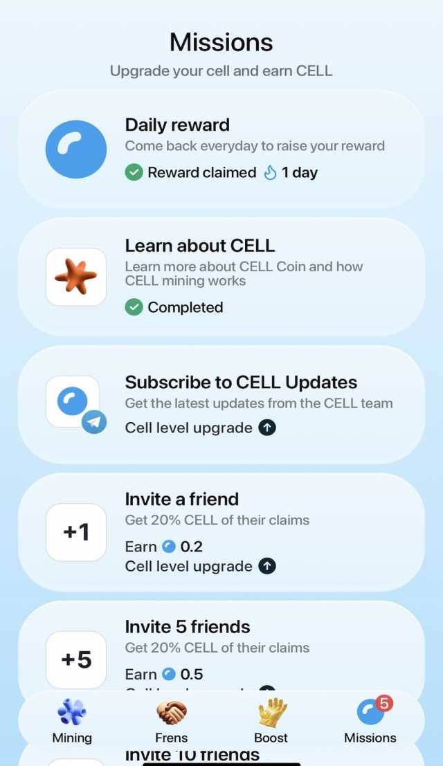 CELL Wallet screenshot 3