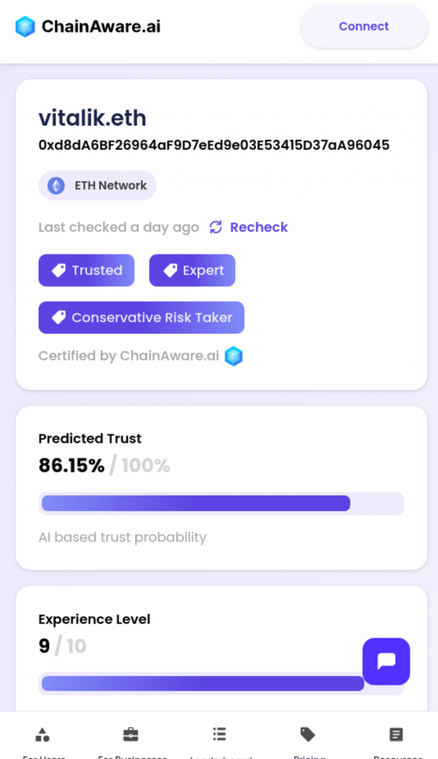 ChainAware.ai screenshot 1