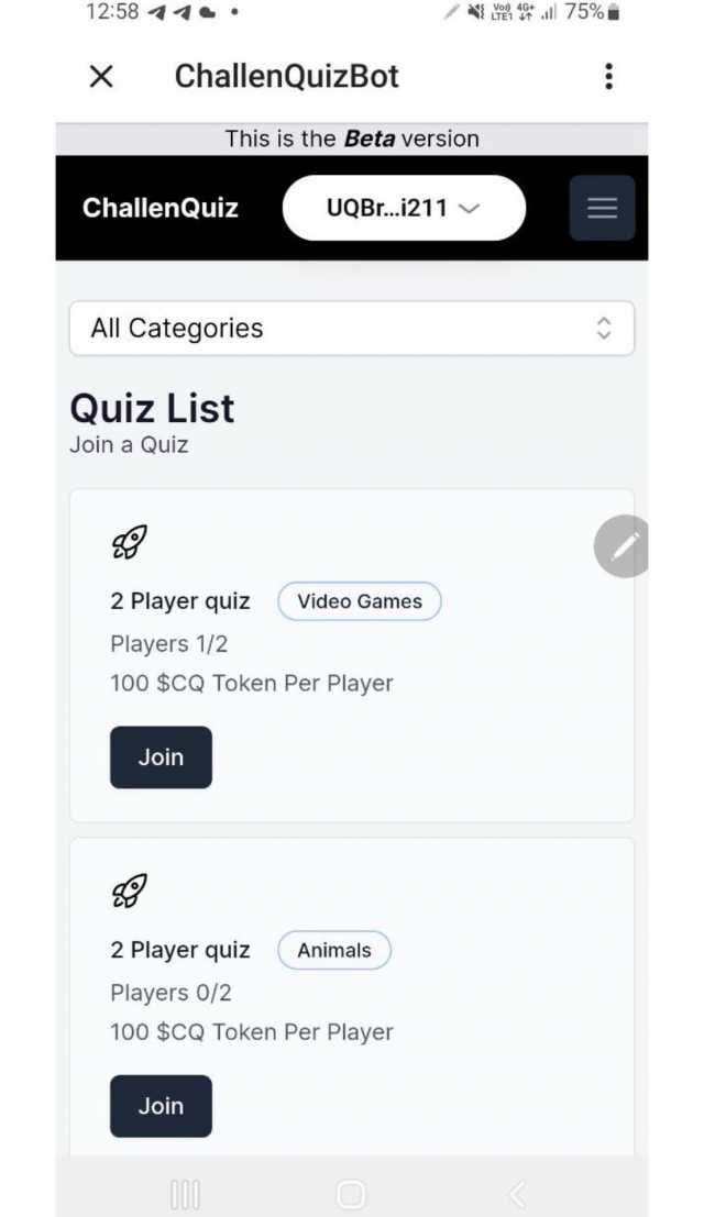 ChallenQuiz screenshot 2