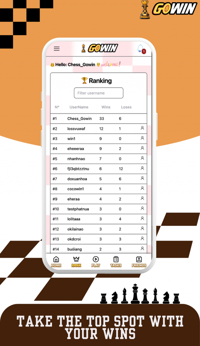 Chess2 Gowin - $GOW screenshot 3