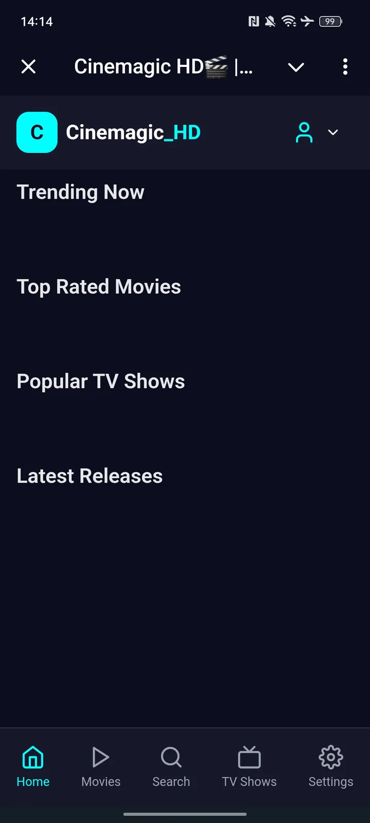Cinemagic HD🎬 | BOT - English Movies | Series | Downloader 📥 screenshot 1