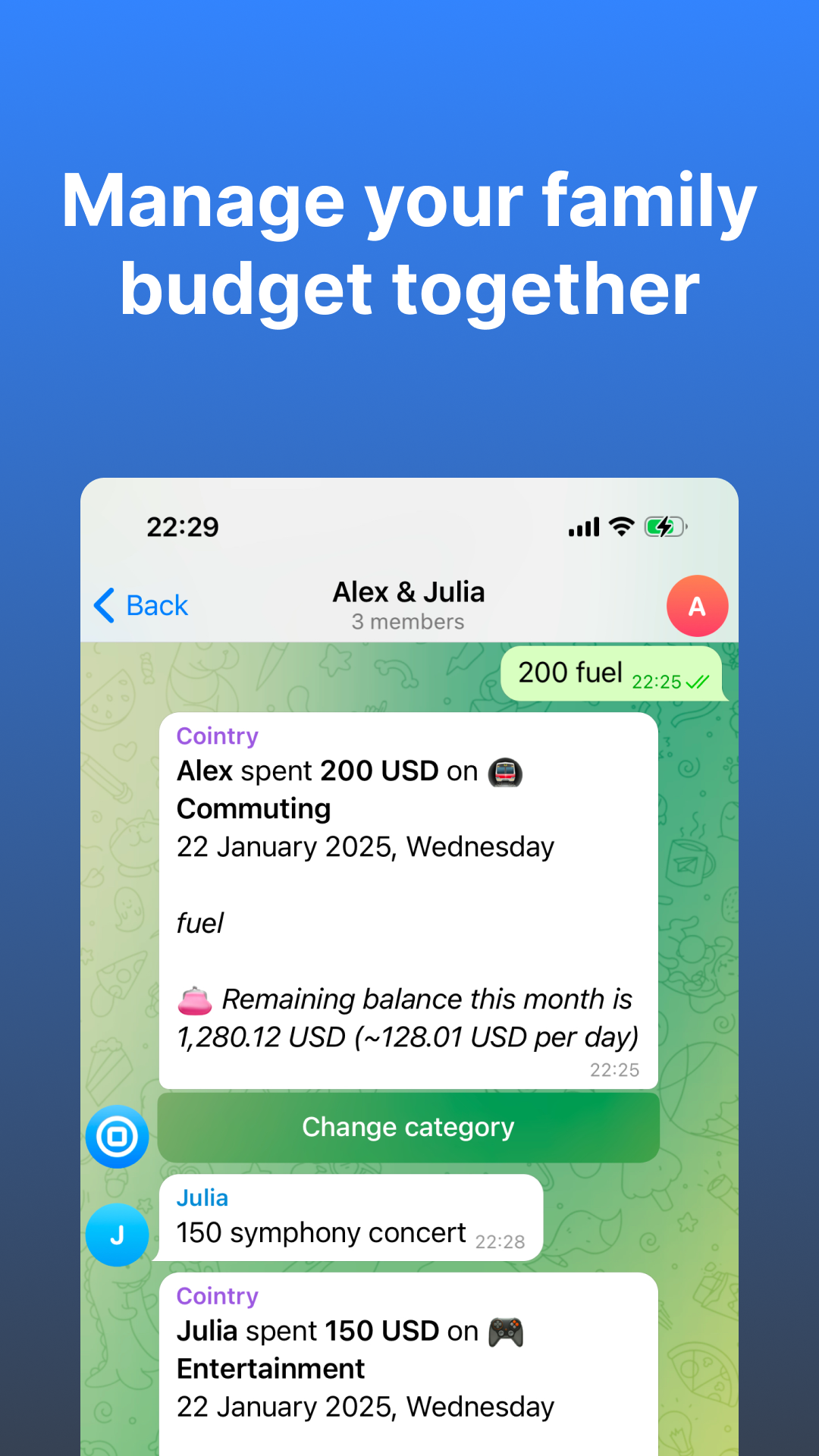 Cointry - AI Expense Tracker screenshot 3