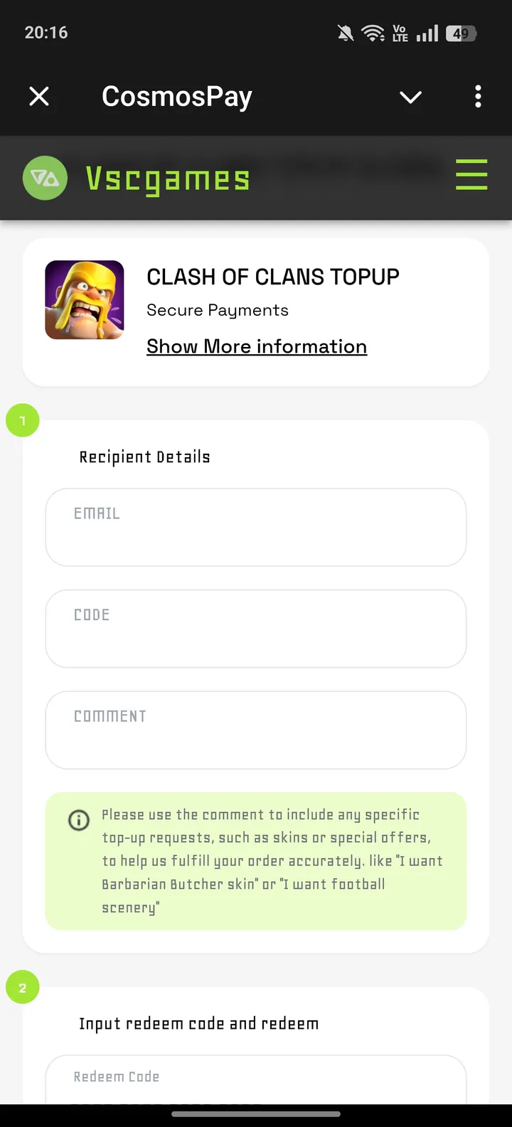 CosmosPay screenshot 3