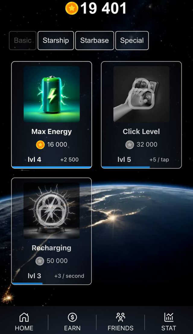 CosmosTap screenshot 2
