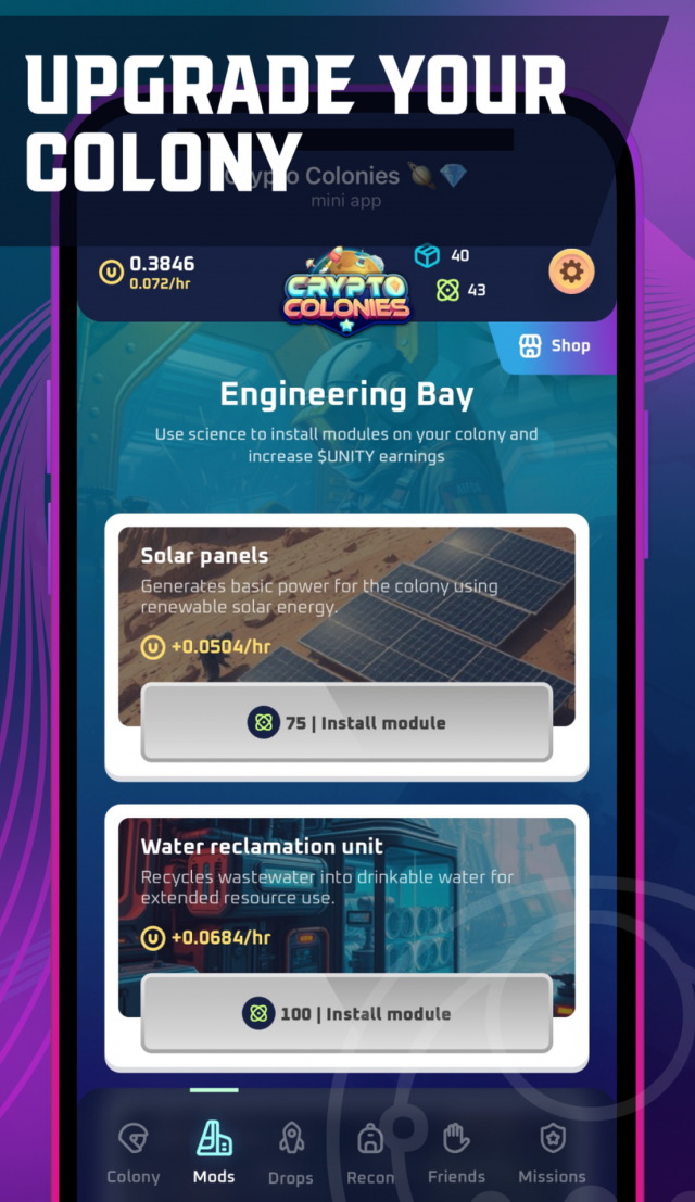 Crypto Colonies screenshot 2