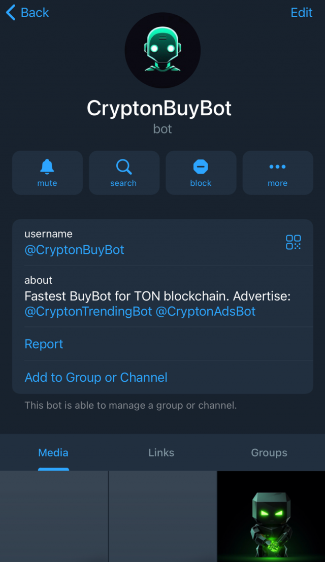 Crypton Buy Bot screenshot 1