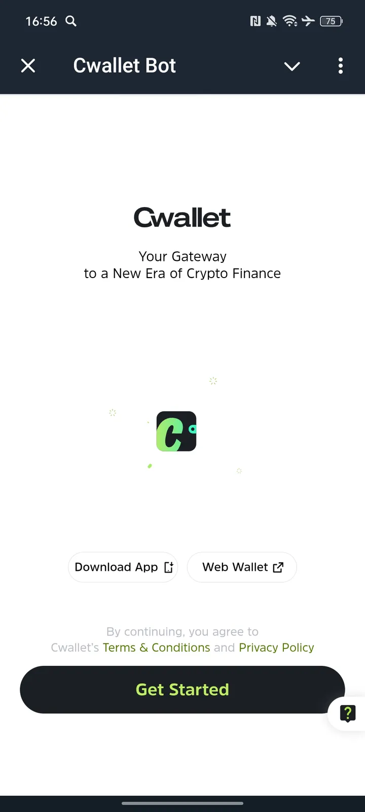 Cwallet Bot screenshot 1