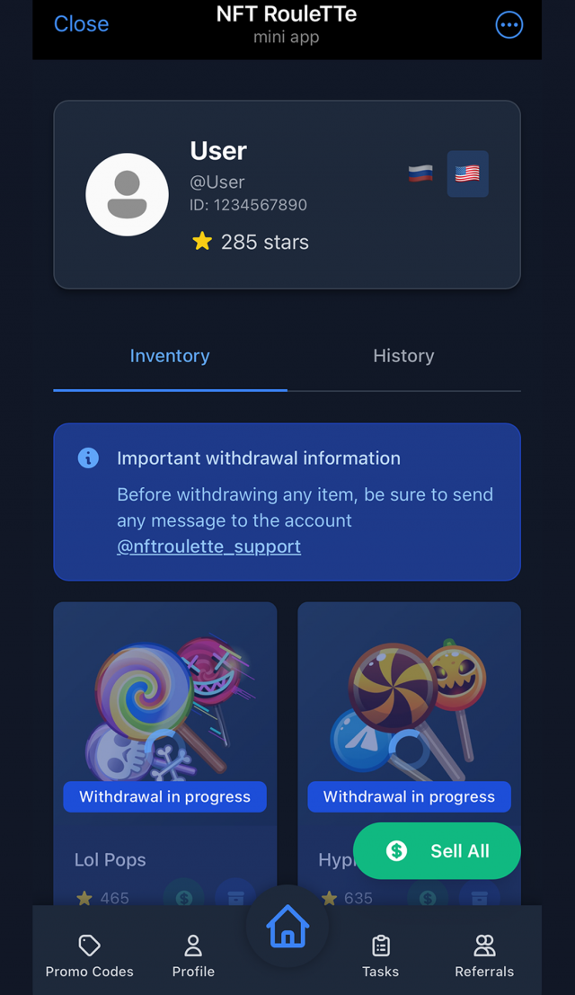 DARK-ROULETTE screenshot 2