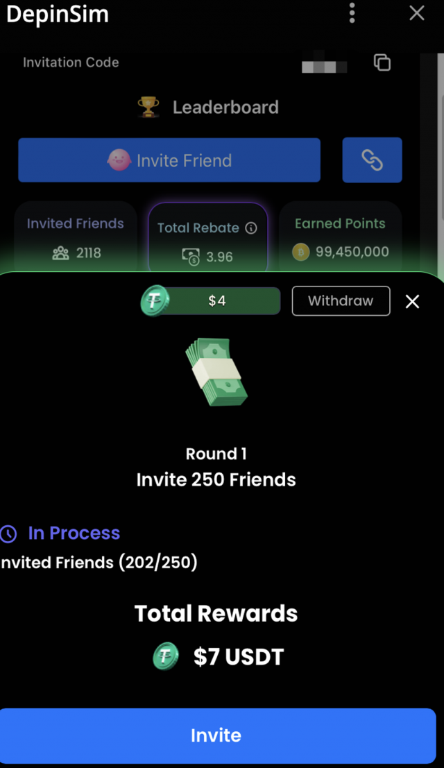 Depinsim screenshot 2