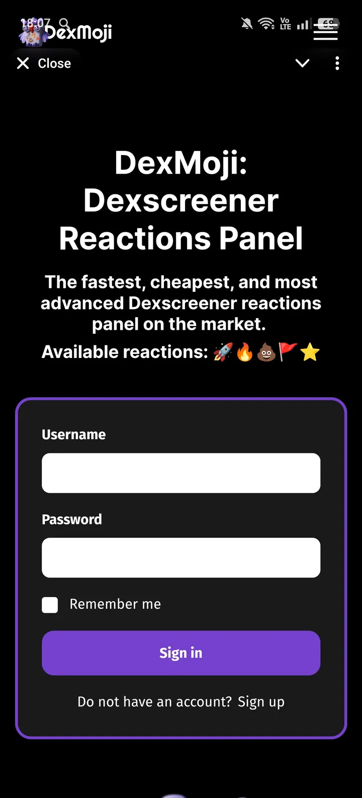 DexMoji - DEX Reactions Bot screenshot 1