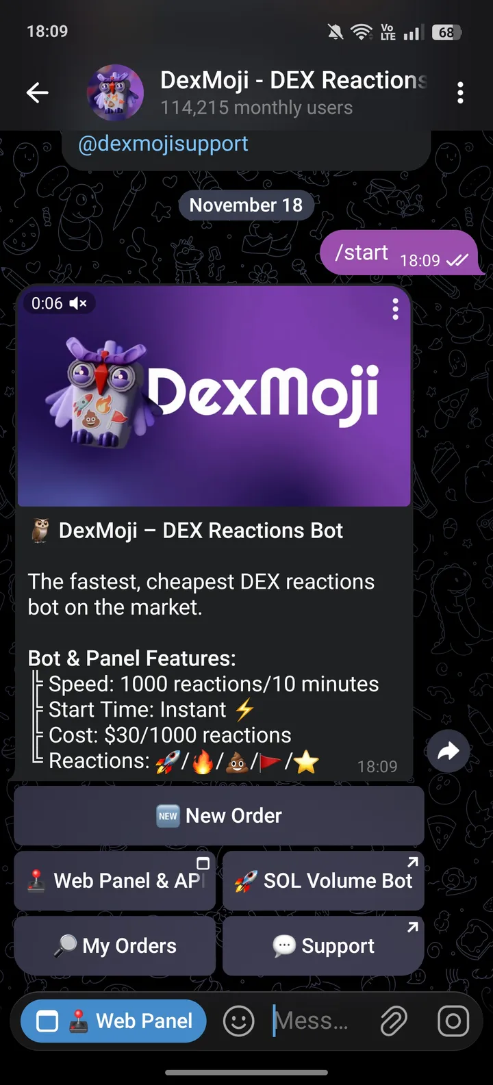 DexMoji - DEX Reactions Bot screenshot 3