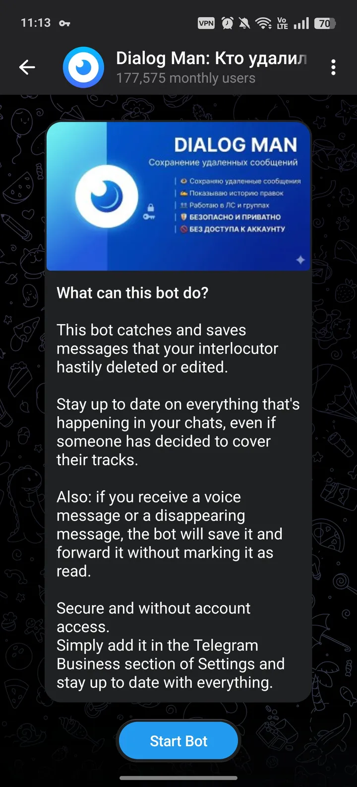 Dialog Man: Кто удалил СМС? Шпион сообщений. screenshot 3