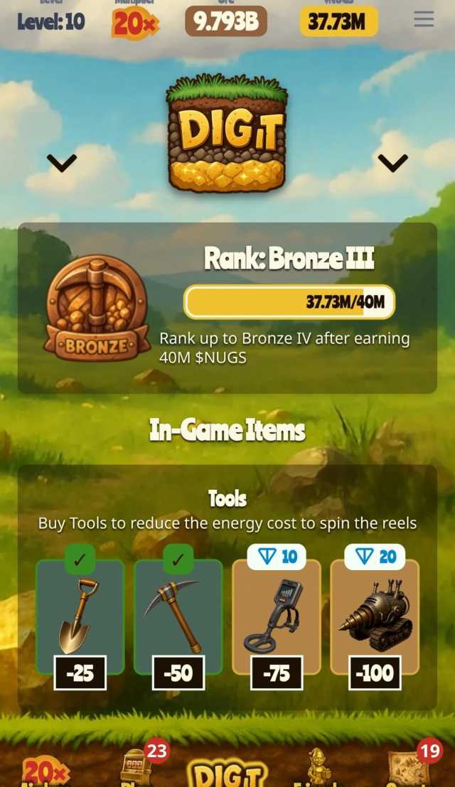 Dig It Gold Game screenshot 1