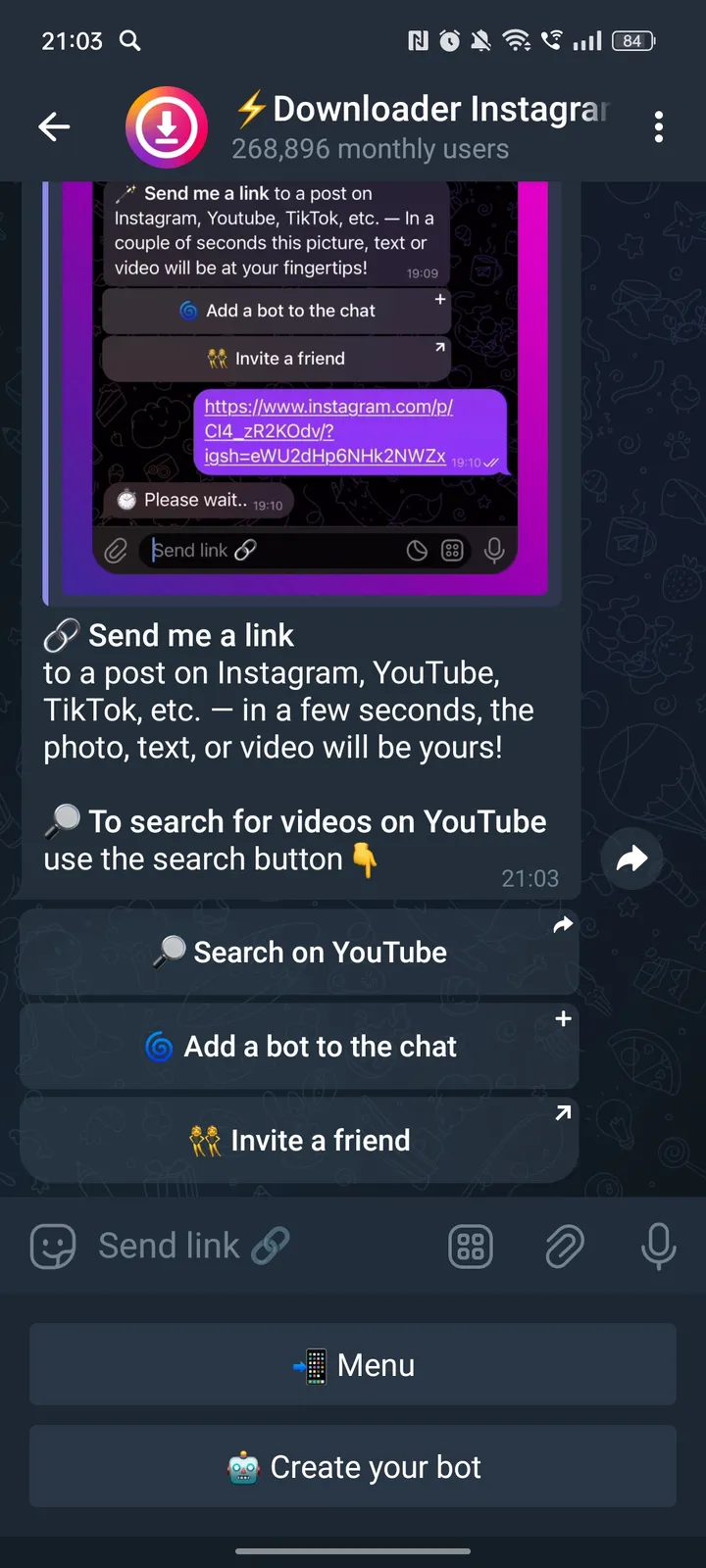 ⚡️Downloader Instagram, TikTok, Pinterest screenshot 2