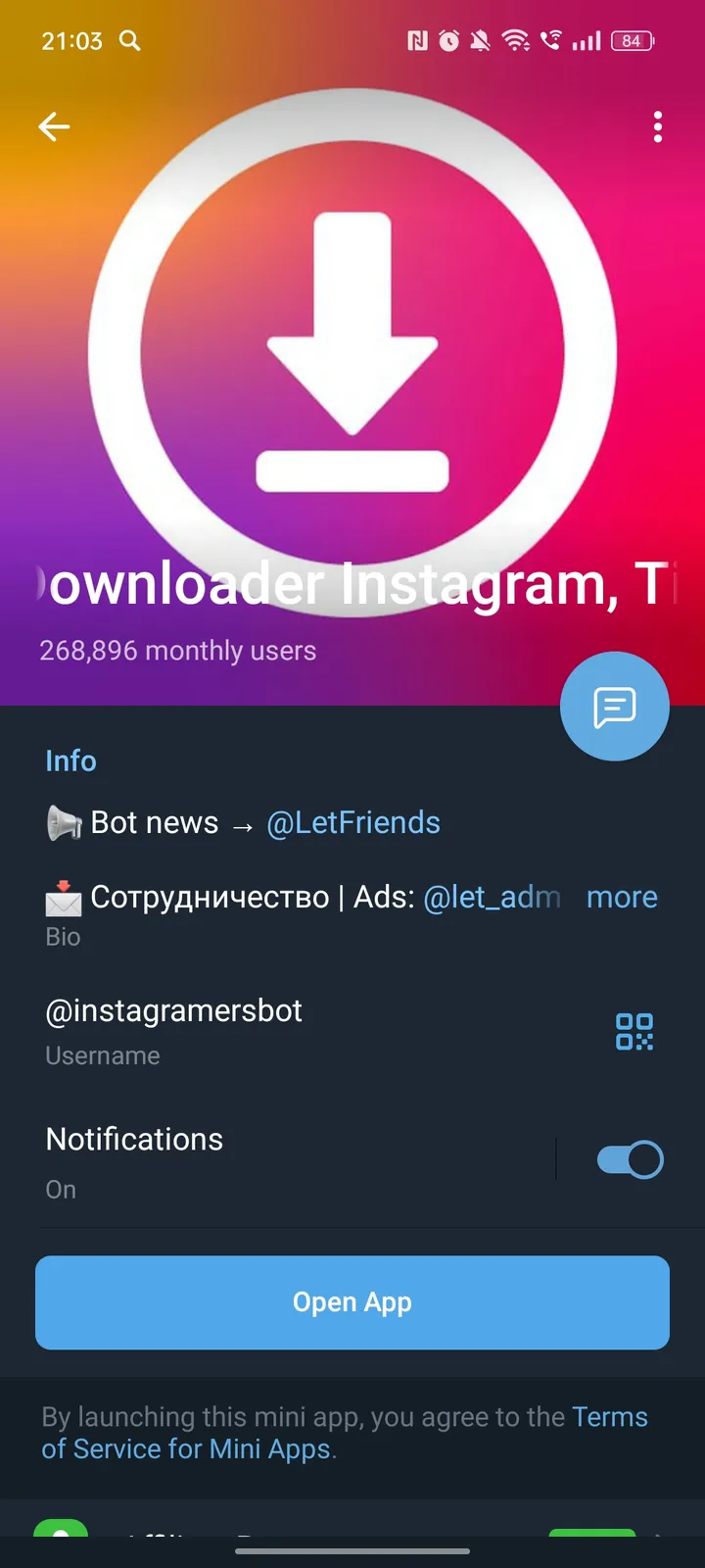 ⚡️Downloader Instagram, TikTok, Pinterest screenshot 3