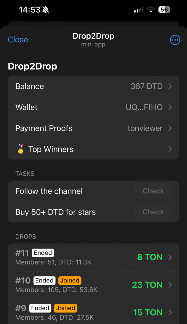 Drop2Drop screenshot 1