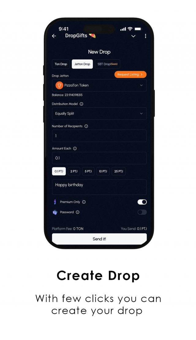 DropGift screenshot 2