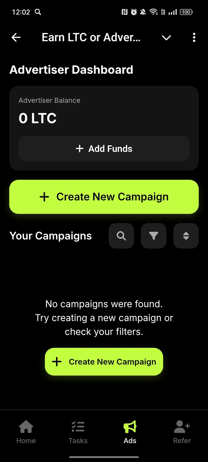 Earn LTC or Advertise - AdEasly screenshot 3