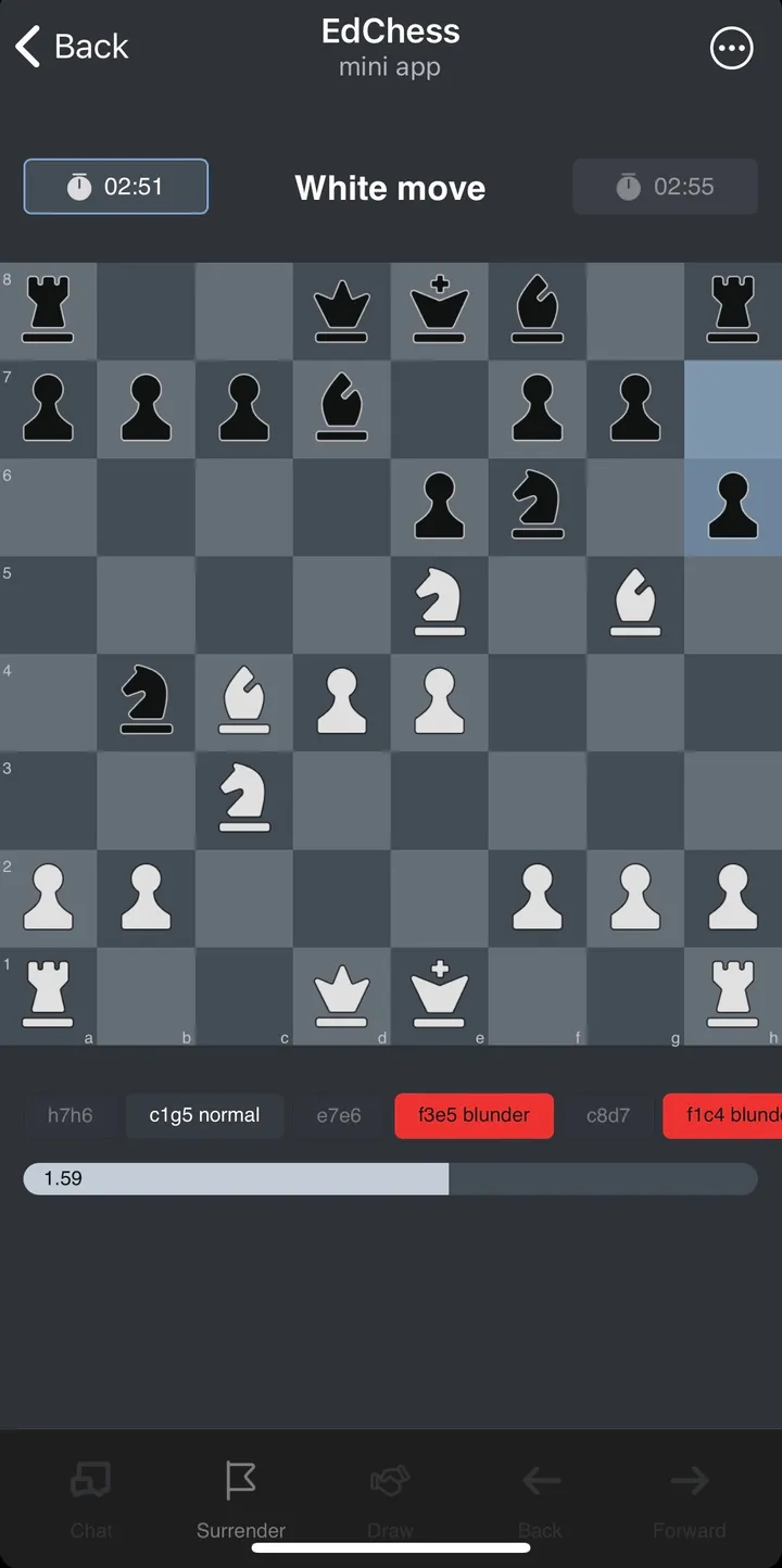 EdChess screenshot 2