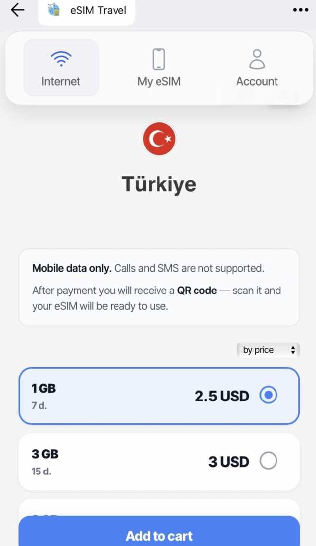 eSIM Travel screenshot 2