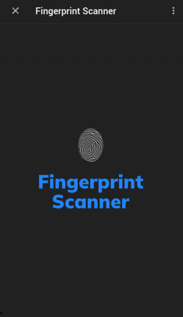 Fingerprint Scanner screenshot 1