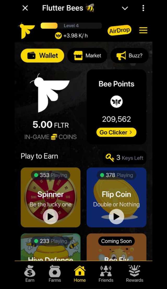 Flutter Bees screenshot 1