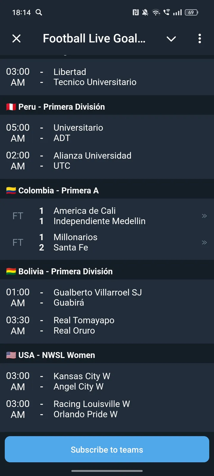 Football Live Goals Bot screenshot 2