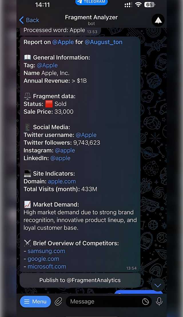 Fragment Analyzer screenshot 1