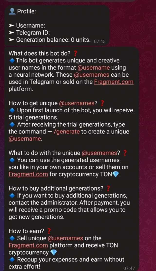 Fragment Neuro Bot screenshot 3